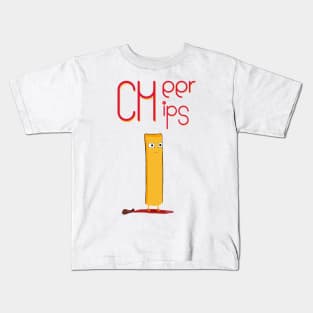 CHEER-CHIPS! 🍟🌭🍿 Kids T-Shirt